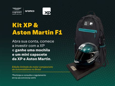 XP oferece kit com mochila e mini capacete da Aston .